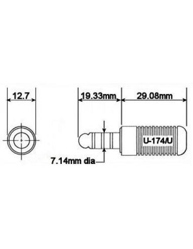 Adaptateur Jack Helico NATO US Male vers 2 Jacks F Aviation