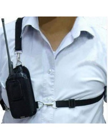 Housse Holster Etui Bandoulière Cuir pour REXON RHP-520 et JHP-500/520