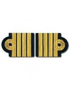 Epaulets. 4 Stripes - Gold - Nelson design