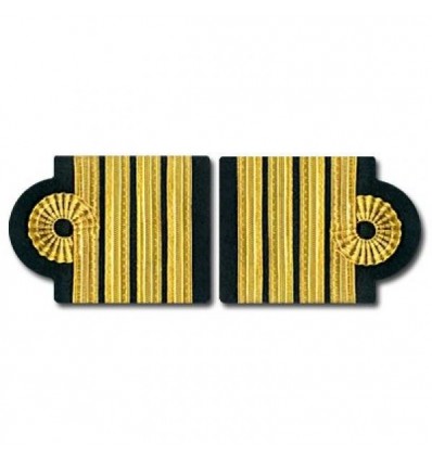 Epaulets. 4 Stripes - Gold - Nelson design