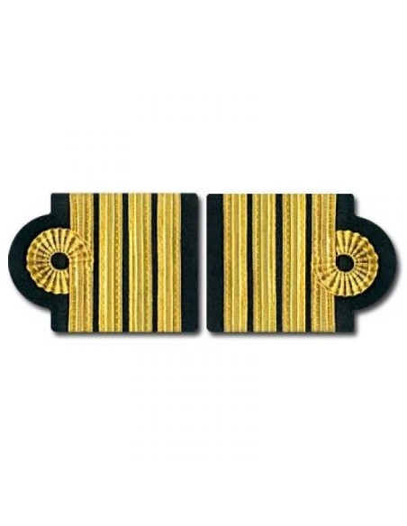 Galons d'épaules C.D.B. 4 Barrettes Or Boucle Nelson Galons d'épaules C.D.B. 4 Barrettes Or Boucle Nelson