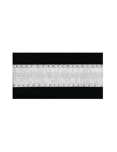 Epaulets Cabin Crew - Cabin Crew Chief - 1 stripe - Silver - Classic Epaulets Cabin Crew - Cabin Crew Chief - 1 stripe - Silver - Classic