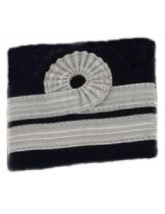 Epaulets CC - Cabin Crew Manager Assistant- 2 Silver Stripes  2 x 10mm with Nelson Loop