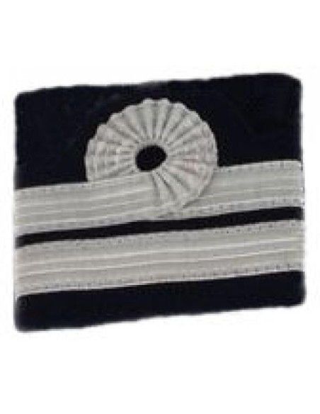 Epaulets CC - Cabin Crew Manager Assistant- 2 Silver Stripes  2 x 10mm with Nelson Loop Epaulets CC - Cabin Crew Manager Assistant- 2 Silver Stripes  2 x 10mm with Nelson Loop