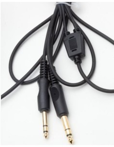 Câble de rechange pour casque avion double jacks 2