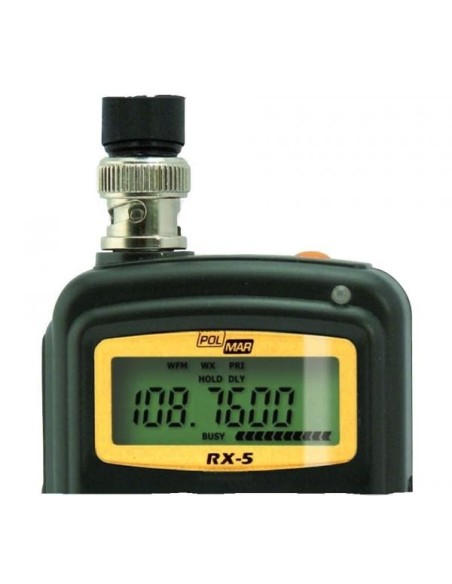 BNC POLMAR RX-5 Scanner Récepteur bande aviation en 8,33Mhz Remplaçant Maycom AR-108
