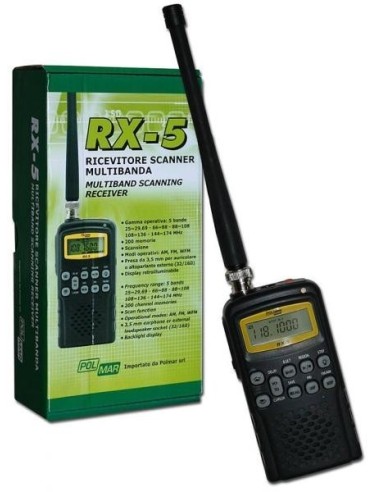 Aircom Scanner Receiver POLMAR RX-5 Replacement of the MAYCOM AR-108 and the FR-100