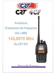 Extension de fréquence CRT 4CF (vol libre 143,9875 Mhz )