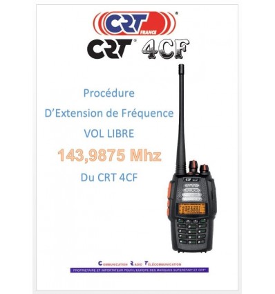 Frequency Extension on CRT 2FP (free flight freq. 143,9875 Mhz )