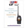 Extension de fréquence CRT 4CF (vol libre 143,9875 Mhz )