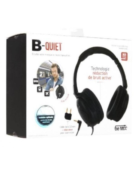 Casque Stéréo B-QUIET ANR I HIFI d'écoute musicale - ou protection -  pliable pour MP3 Scanner Avion