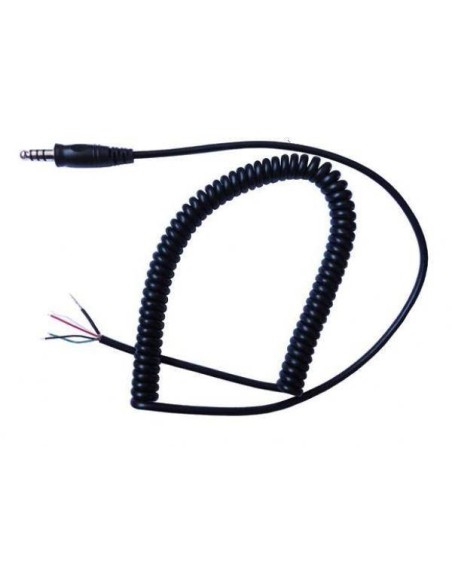 Câble de rechange spirale extensible pour casque helicoptere NATO US U-174/U Câble de rechange spirale extensible pour casque helicoptere NATO US U-174/U