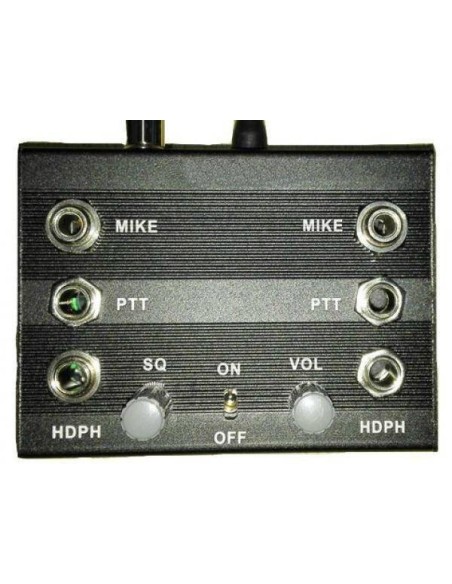 INTERCOM AVIATION 2 Pl Prise KENWOOD PTT déportés INTERCOM AVIATION 2 Pl Prise KENWOOD PTT déportés