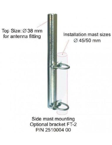 Sirio FT-2 Fixing Mast Adapter for Antenna