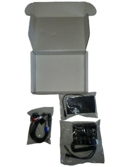 AVIATION INTERCOM 2 pax KENWOOD molded double jacks - Wire PTT AVIATION INTERCOM 2 pax KENWOOD molded double jacks - Wire PTT