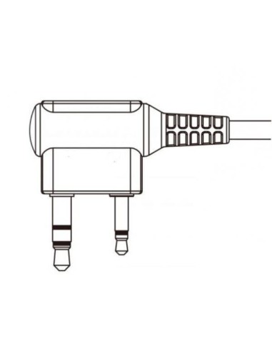 AVIATION INTERCOM 2 pax KENWOOD molded double jacks - Wire PTT