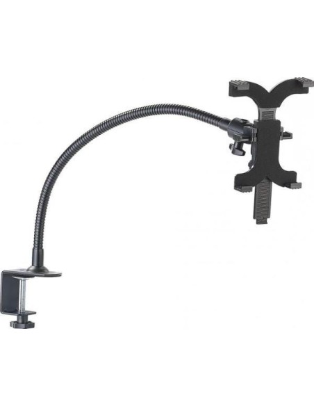 GPS smartphone or tablet gooseneck stand clamp for plane