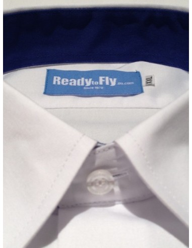 Chemise pilote "Blue Collar" Manches Longues ou Courtes