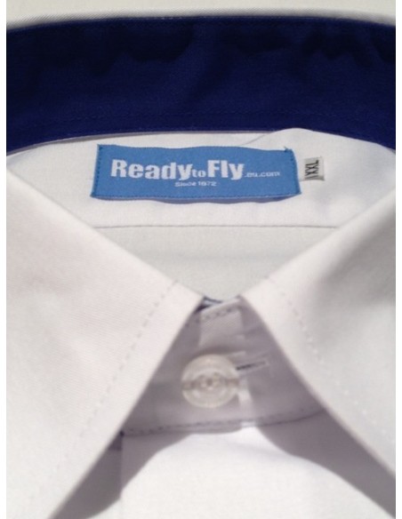 Chemise pilote "Blue Collar" Manches Longues ou Courtes