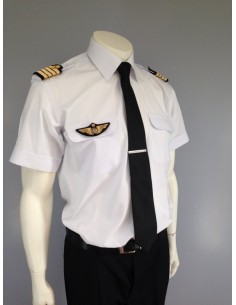 Pilot Shirt "Blue Collar" Long or Short Sleeves