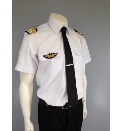 Pilot Shirt "Blue Collar" Long or Short Sleeves