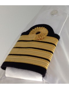 Coulants d'épaules pilote Commandant de Bord avec boucle de Nelson