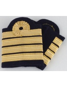 Coulants d'épaules pilote Commandant de Bord avec boucle de Nelson 2