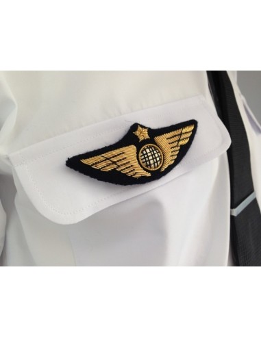 Pilot Shirt "White Collar" Long or Short Sleeves