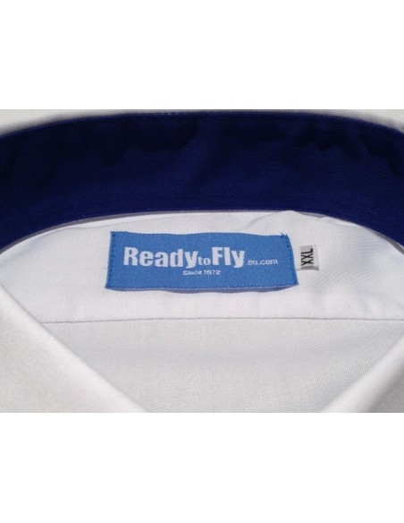 Chemise pilote "Blue Collar" Manches Longues ou Courtes