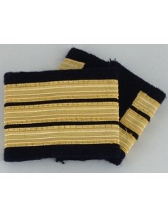 Coulants d'épaules Officier Pilote Or