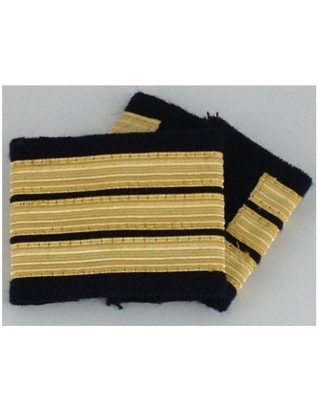 Coulants d'épaules Officier Pilote Or