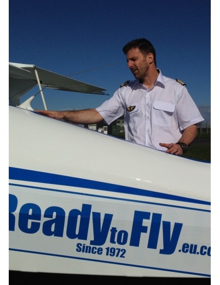 Chemise pilote "Blue Collar" Manches Longues ou Courtes