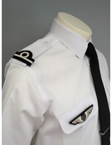 Coulants d'épaules Chef de Cabine Platine avec boucle Nelson