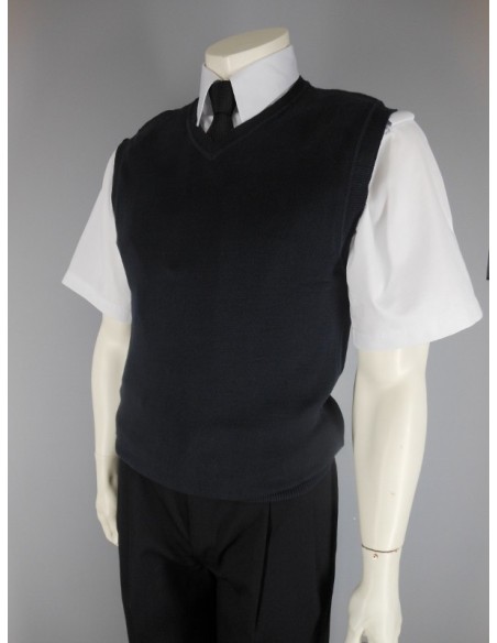 Pull-over coton col V sans manche Pilote et Personnel Navigant Pull-over coton col V sans manche Pilote et Personnel Navigant