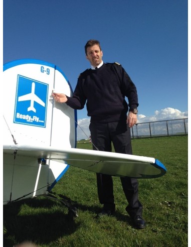 Pull-over laine mérinos col rond manches longues Pilote et Personnel Navigant
