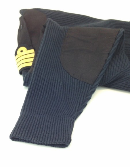 Pull-over laine mérinos col rond manches longues Pilote et Personnel Navigant Pull-over laine mérinos col rond manches longues Pilote et Personnel Navigant