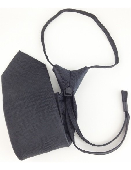 Cravates Noires à Crochet "Clip" Pilote