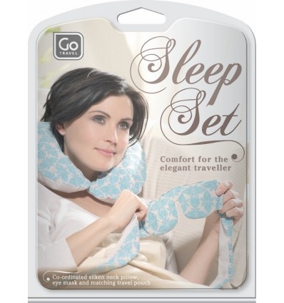 "Sleep Set, pillow and mask" Kit Sommeil Coussin et Masque