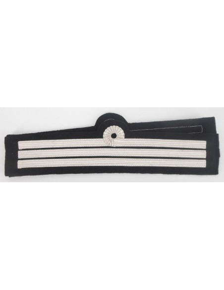 Tours de manches Officier Pilote platine avec boucle de Nelson