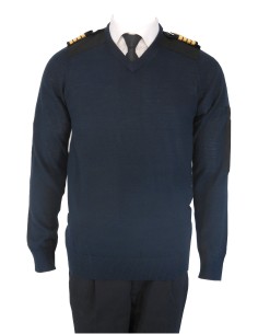 Pull-over Whool Light V Collar Long Sleeves for Pilot and Cabin Crew