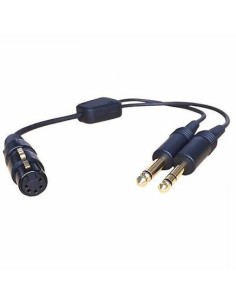 Adaptateur Casque GA 2 Jacks Males vers XLR Femelle Jack Airbus®  2