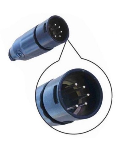 Adaptateur Casque XLR® 5 broches Airbus® Male vers GA 2 Jacks Femelles 