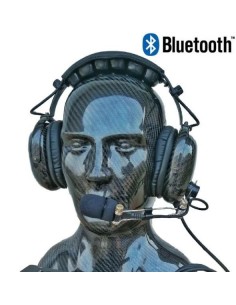 CASQUE ANR AVION LIGHT CLEAR SPECTRAL® Bluetooth MP3 Cuir Proteine 2