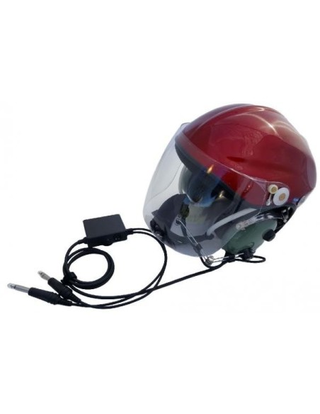 Ultra Light Gyrocopter Paramotor Helmet  ANR  General Aviation Jacks
