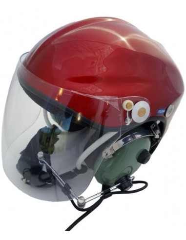 Ultra Light Gyrocopter Paramotor Helmet  ANR  General Aviation Jacks