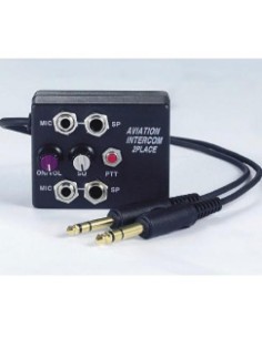 INTERCOM AVIATION 2 places PTT sur boitier 2
