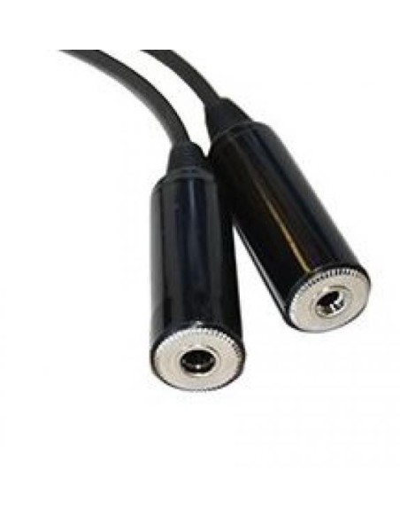 Câble Adaptateur Rallonge Y pour deux Casques Avion Double Jacks Câble Adaptateur Rallonge Y pour deux Casques Avion Double Jacks