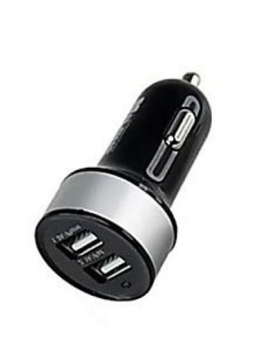 Adaptateur allume cigare double USB 2 x mA Led 