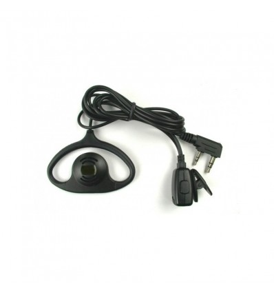 PTT Mike and round the Ear HEADSET Kenwood Conector