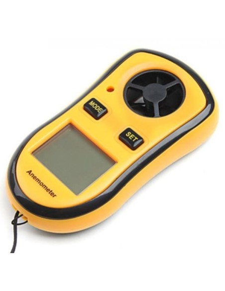 Handheld LCD Display Digital Anemometer Thermometer Ovoid